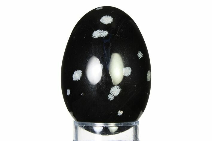 Polished Snowflake Obsidian Egg - Utah #322381